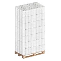 Palette Toilettenpapier 3-lagig Zellstoff weiss 2016 Rollen