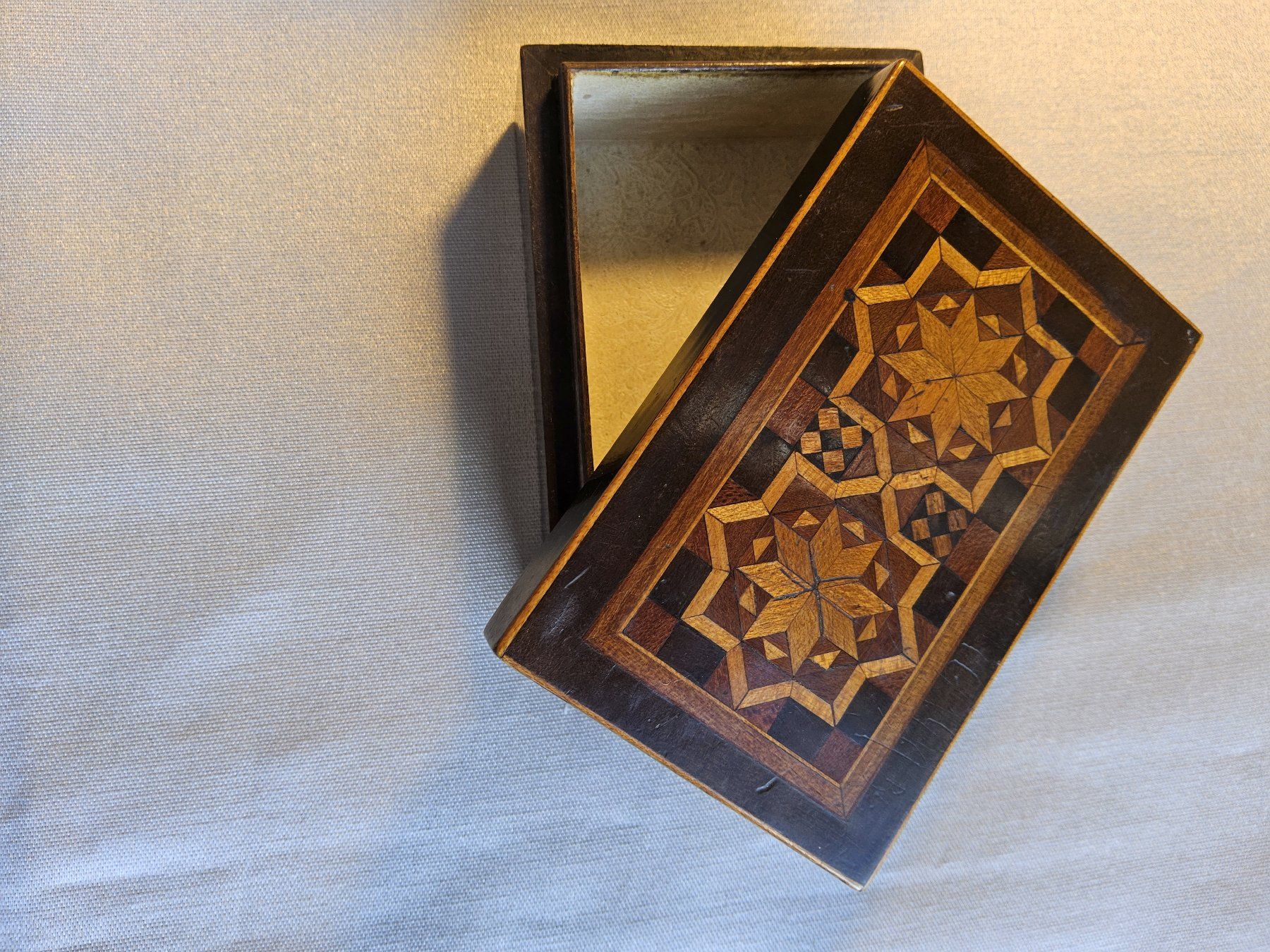 Dosen: Antike Holzbox Tunbridge Wells Kent, ca 1880 – Gebraucht aus Zürich von gutsan 7
