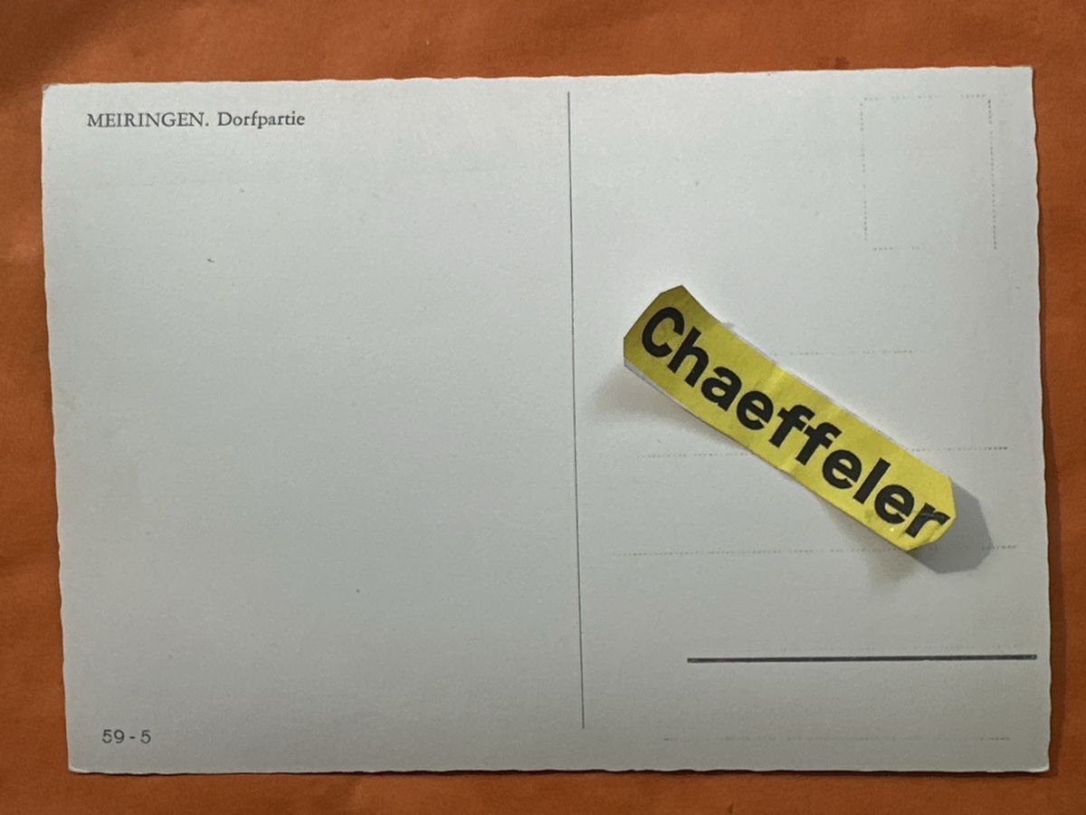 Cartoline postali: Alte Ansichtskarte Meiringen, Dorfpartie. – Usato da Zürich venduto da Chaeffeler 1