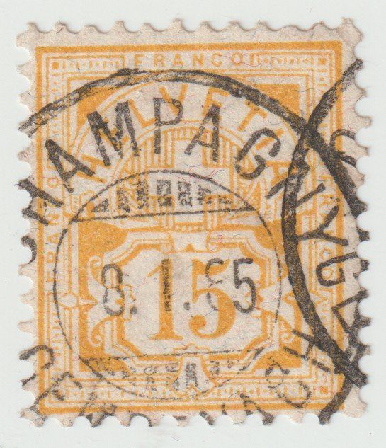 Tous les timbres: Type Chiffre 15 Centimes Champagny ? – D'occasion à Biel/Bienne par Destockweb