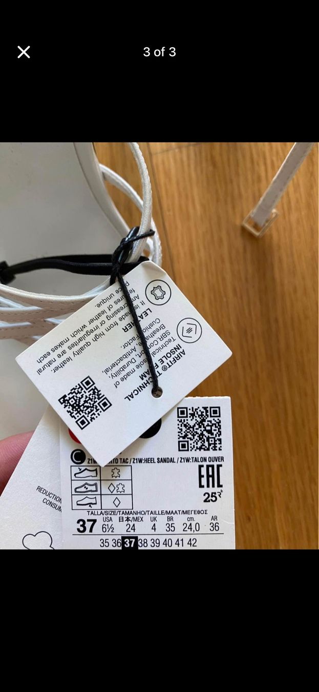 Zara Scarpe da donna: Leder Zara Sandale Gr 37 – Nuovo (secondo la descrizione) da Unterengstringen venduto da Cuz_5555 2