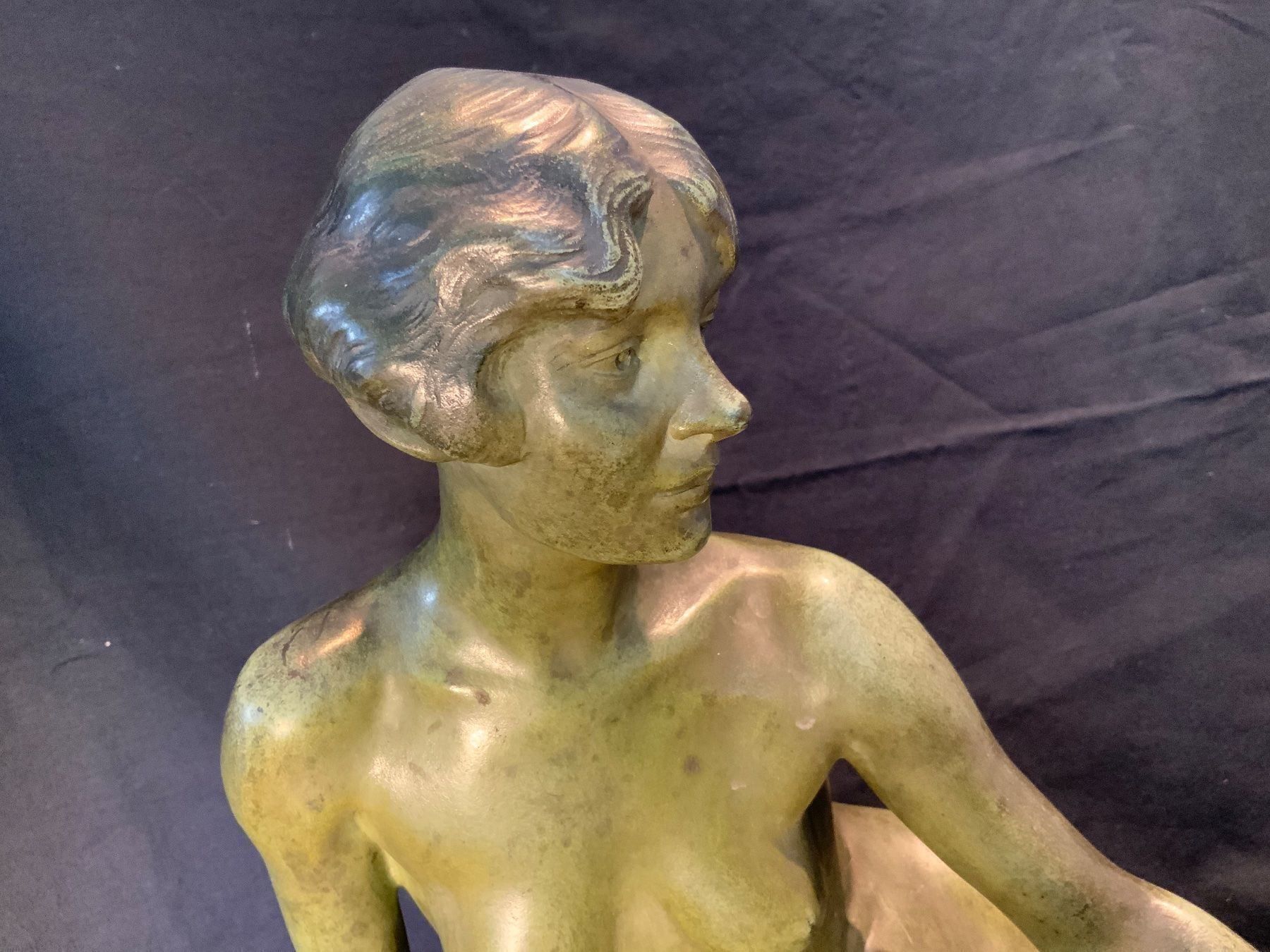 Sculture & Statue: Akt Bronze L. Riché – Usato da La Heutte venduto da Mikeller74 7