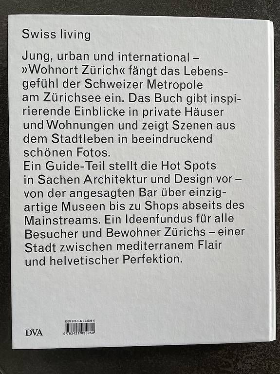 Libri: Bildband "Wohnort Zürich" – Nuovo (secondo la descrizione) da Brütten venduto da Snowkiwi 1
