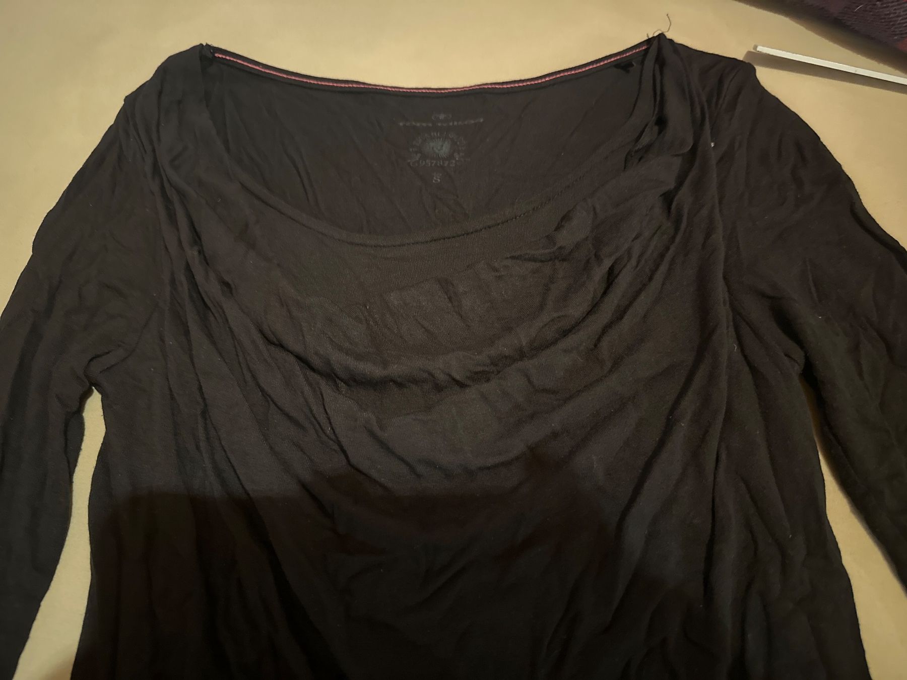 Tom Tailor Maglioni & Felpe: Schickes, schwarzes Langarmshirt  Tom Tailor, Grösse s – Usato da Schaffhausen venduto da ann_g6tx 1