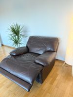 Poltrona RELAX ELETTRICA RECLINABILE in VERA PELLE