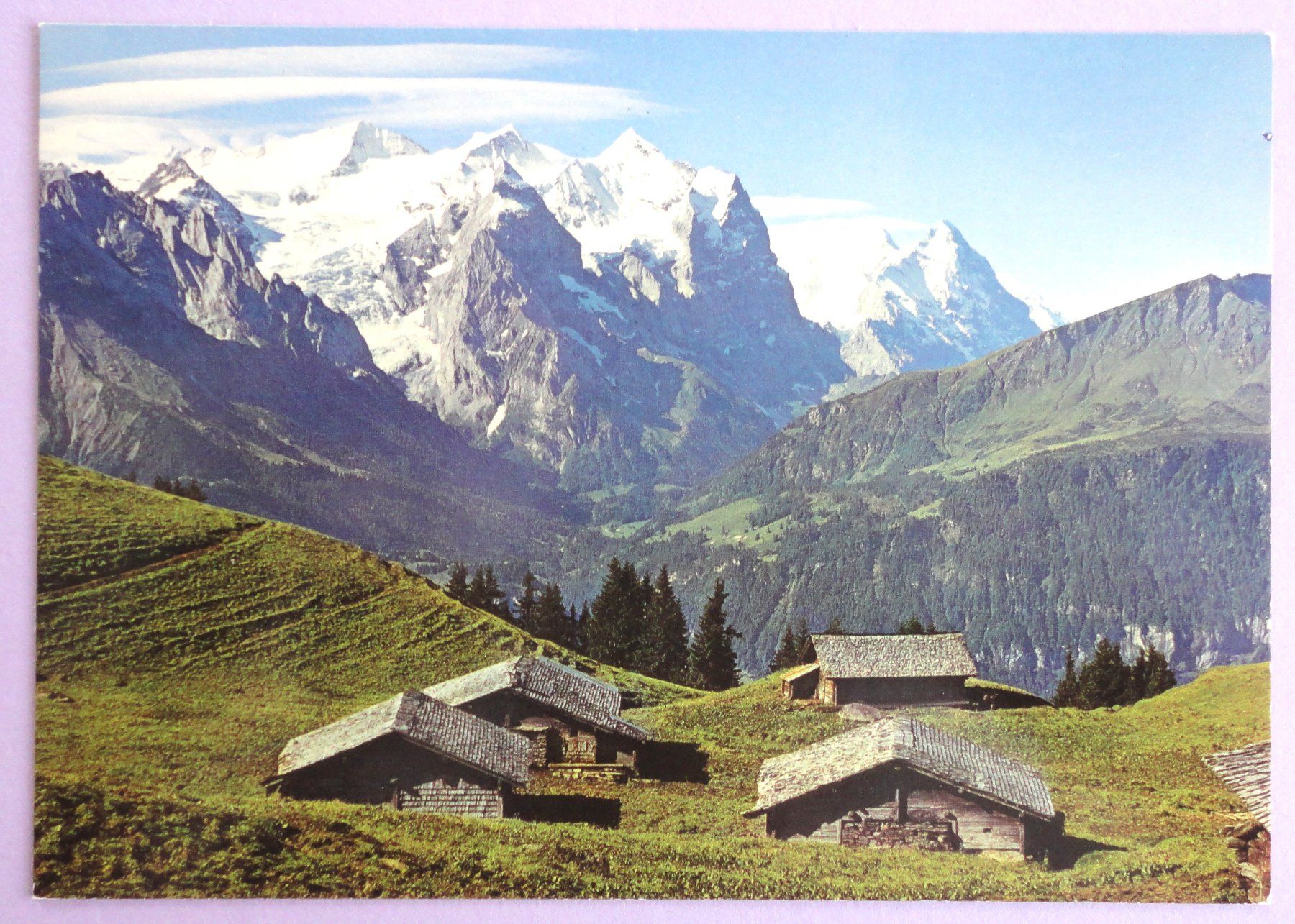 Cartoline postali: Käserstatt, 1835 m ü.M., Hasliberg, B.O. – Usato da Fétigny venduto da Billy2miny