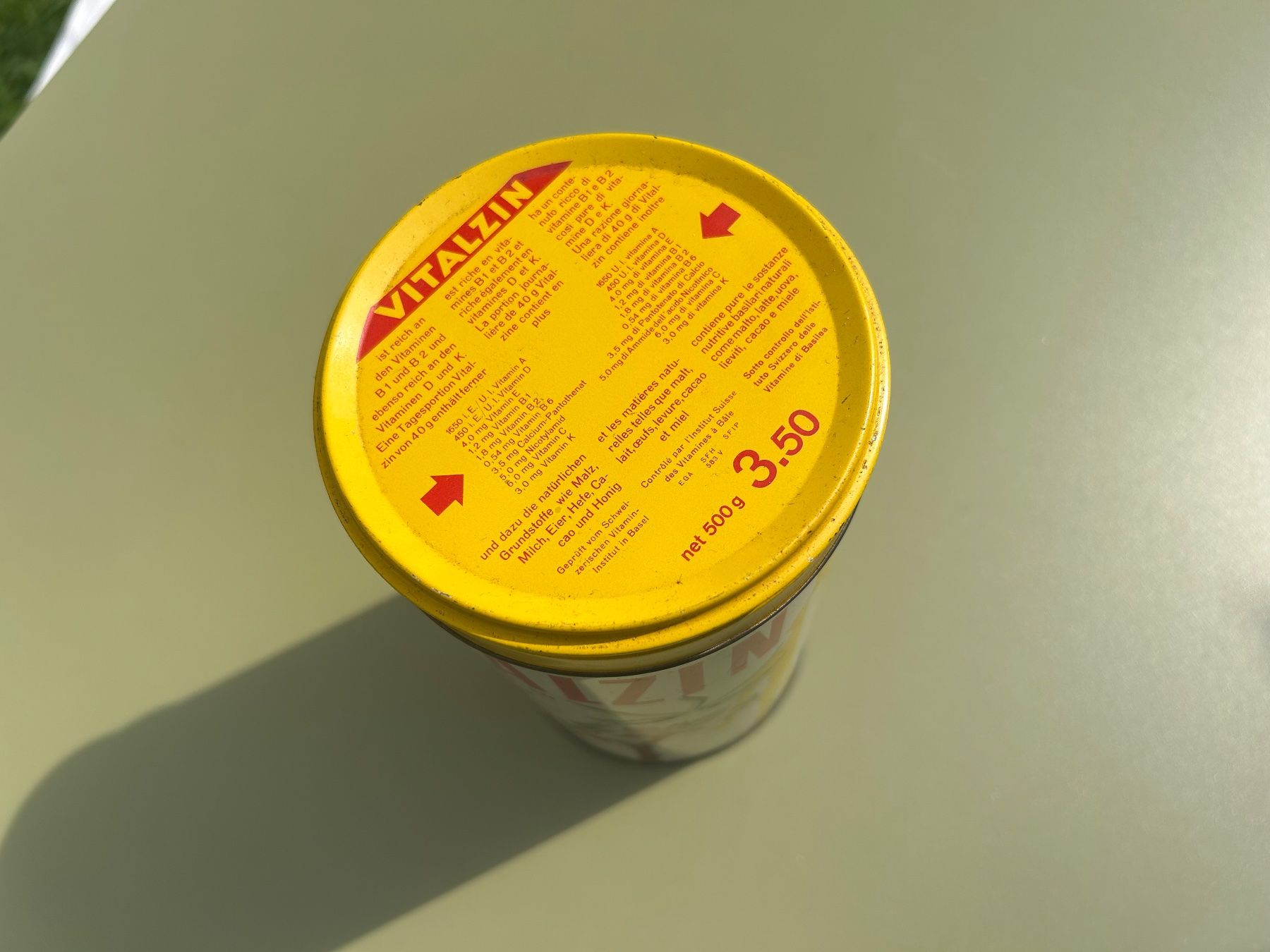 Migros Behälter & Ähnliches: Büchse Vitalzin – Gebraucht aus Zürich von nicoleichholzer 3