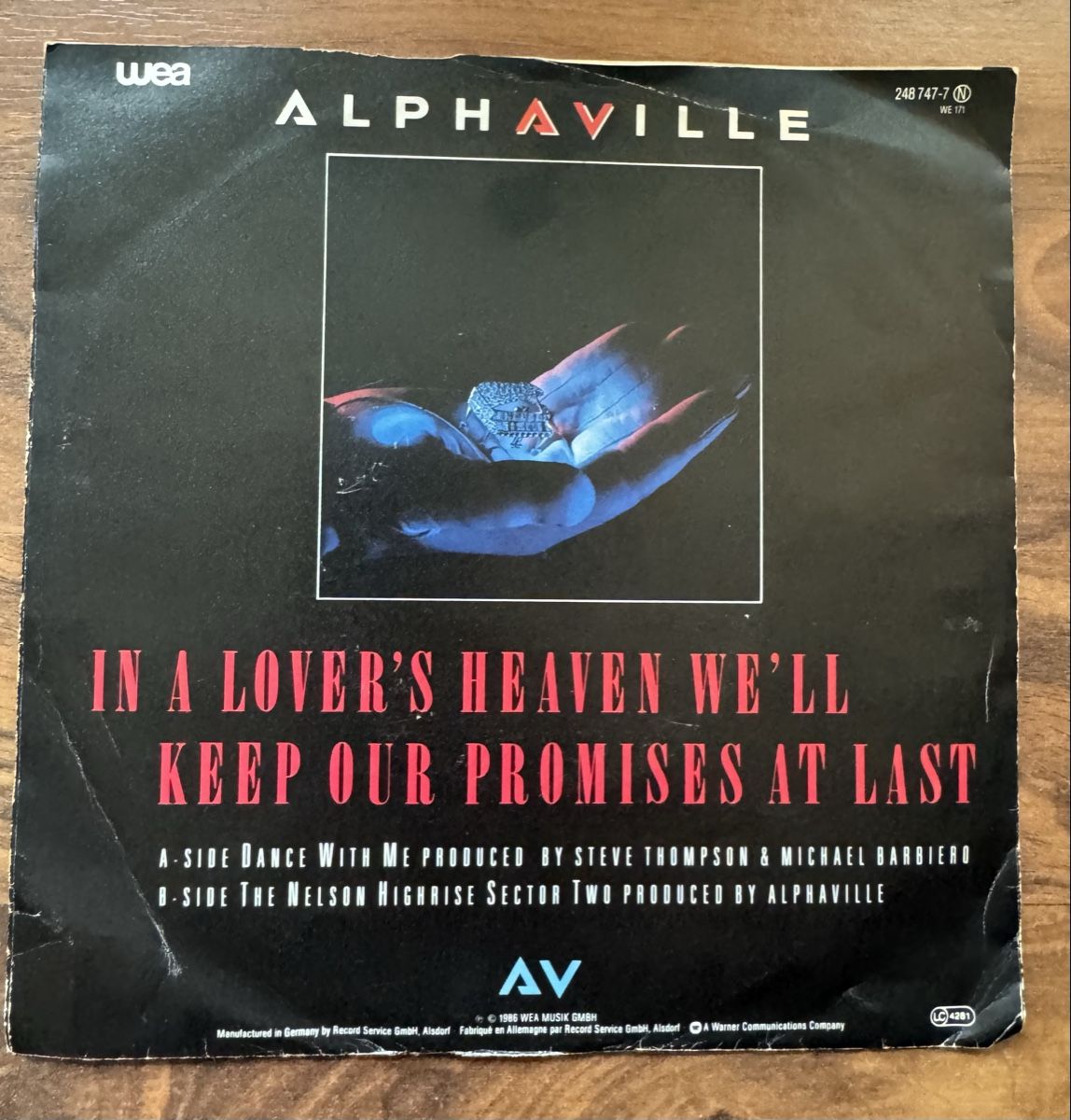 Dischi in vinile: Alphaville - Dance with Me - 7" Single - 80s – Usato da Rorbas venduto da BlackstarRecords 1