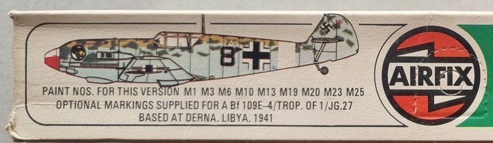 Airfix Kit di modellismo & Modellini statici: 1/72 Airfix Me 109 E (02048-8) – Usato da Grand-Lancy venduto da LFW 2
