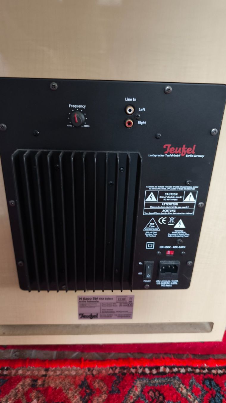 Teufel Casse acustiche: Teufel Subwoofer M 6200 SW THX Select 700watt+Fernsteuerung – Usato da adliswil venduto da Mars888 2