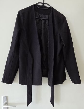 Veste noire Happy Holly style kimono T40/42 pour l'été