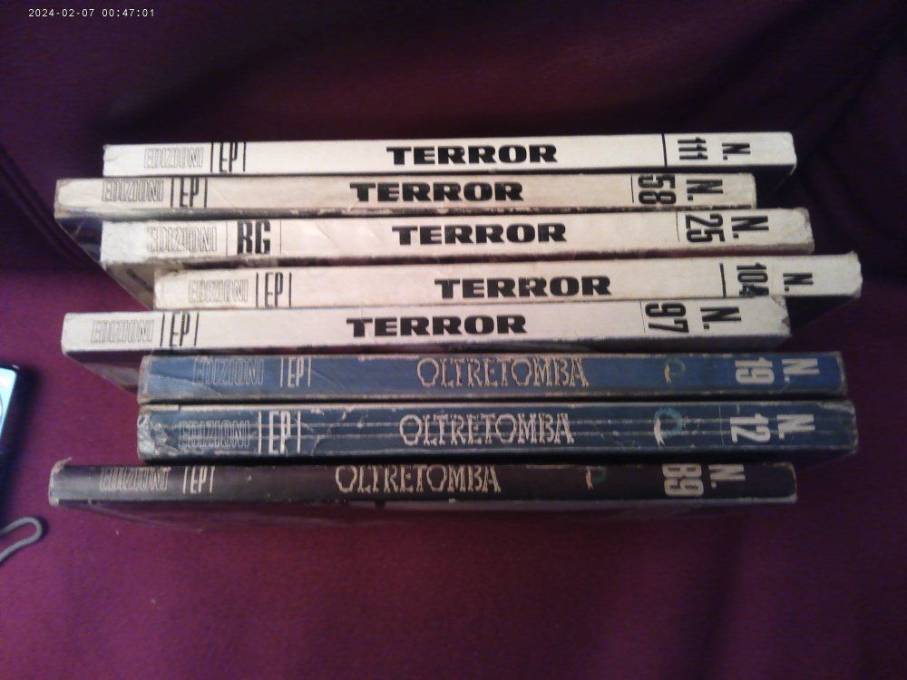 Fumetti: 8 X  Horror EROTIC - Comic  "Terror" & "Oltretomba" – Usato da Volketswil venduto da nemo2000 5