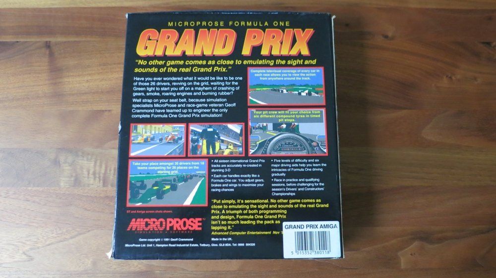 Jeux: Microprose Formula One Grand Prix - Commodore Amiga – D'occasion à Jona par centumprata 1