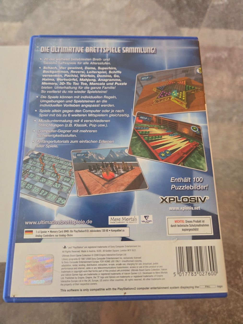 Giochi: Die Ultimative Brettspiele Sammlung PS2 – Usato da Bussigny venduto da Kfdlt 1