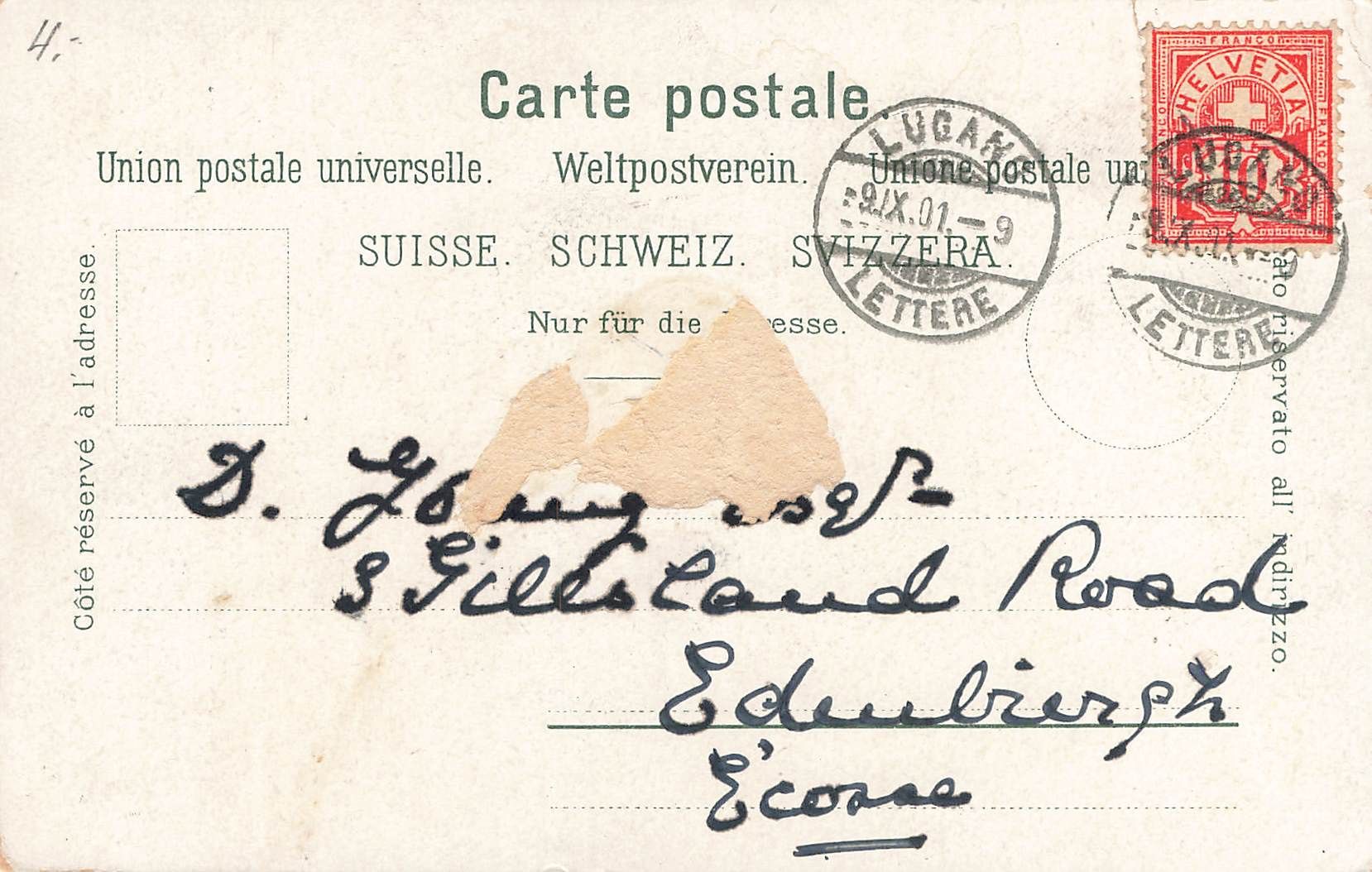 Cartes postales: Lugano via nassa animata – D'occasion à Biasca par Blenio71 1