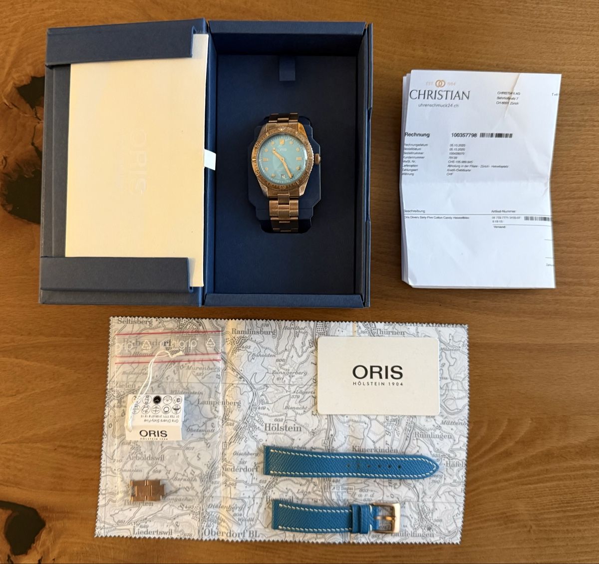 Oris Orologi: Oris Divers Cotton Candy Fullset Garantie✅ – Usato da Frenkendorf venduto da RAJN 2