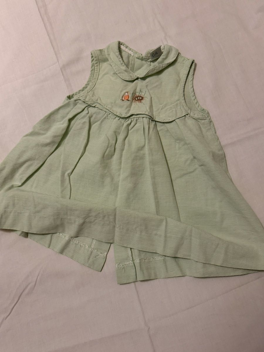 Vestiti & Gonne: Jolie robe d'été à rayures vertes taille 86 – Usato da La Chaux-de-Fonds venduto da Sabinchenn 3