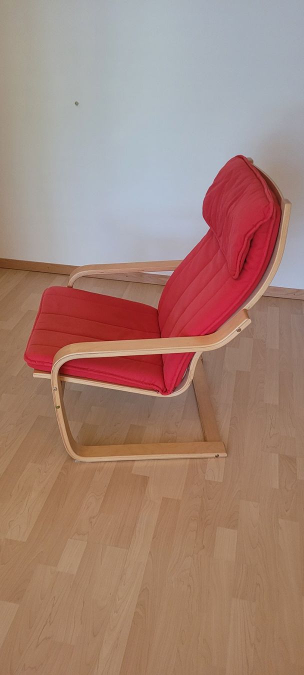 Ikea Sessel: Sessel IKEA Poäng rot – Gebraucht aus Feuerthalen von Jsncs 1