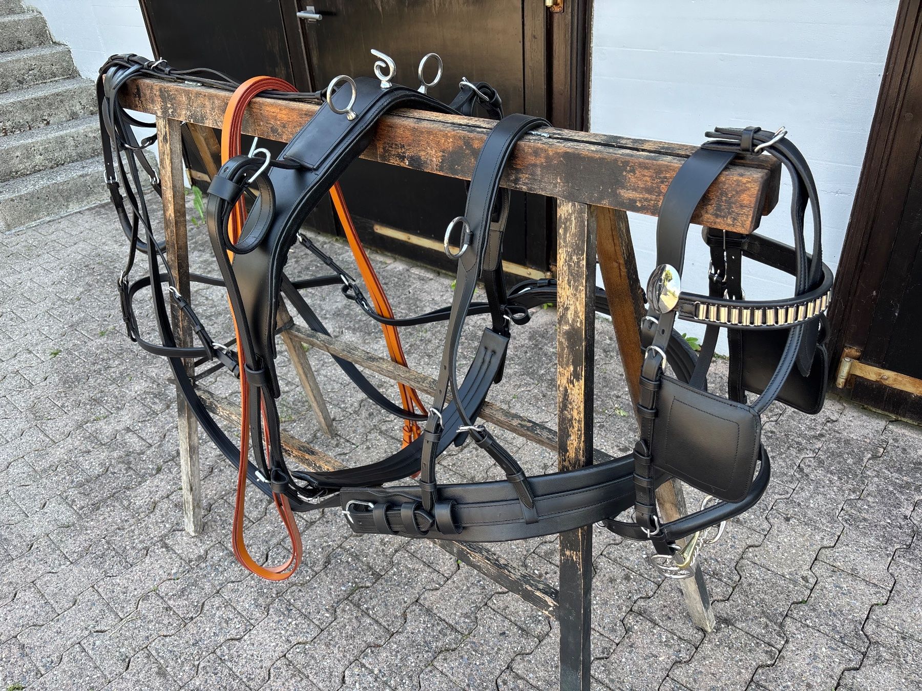 Carrozze: schönes einspänniges Brustblattgeschirr – Usato da Feldbach venduto da Fea1 7