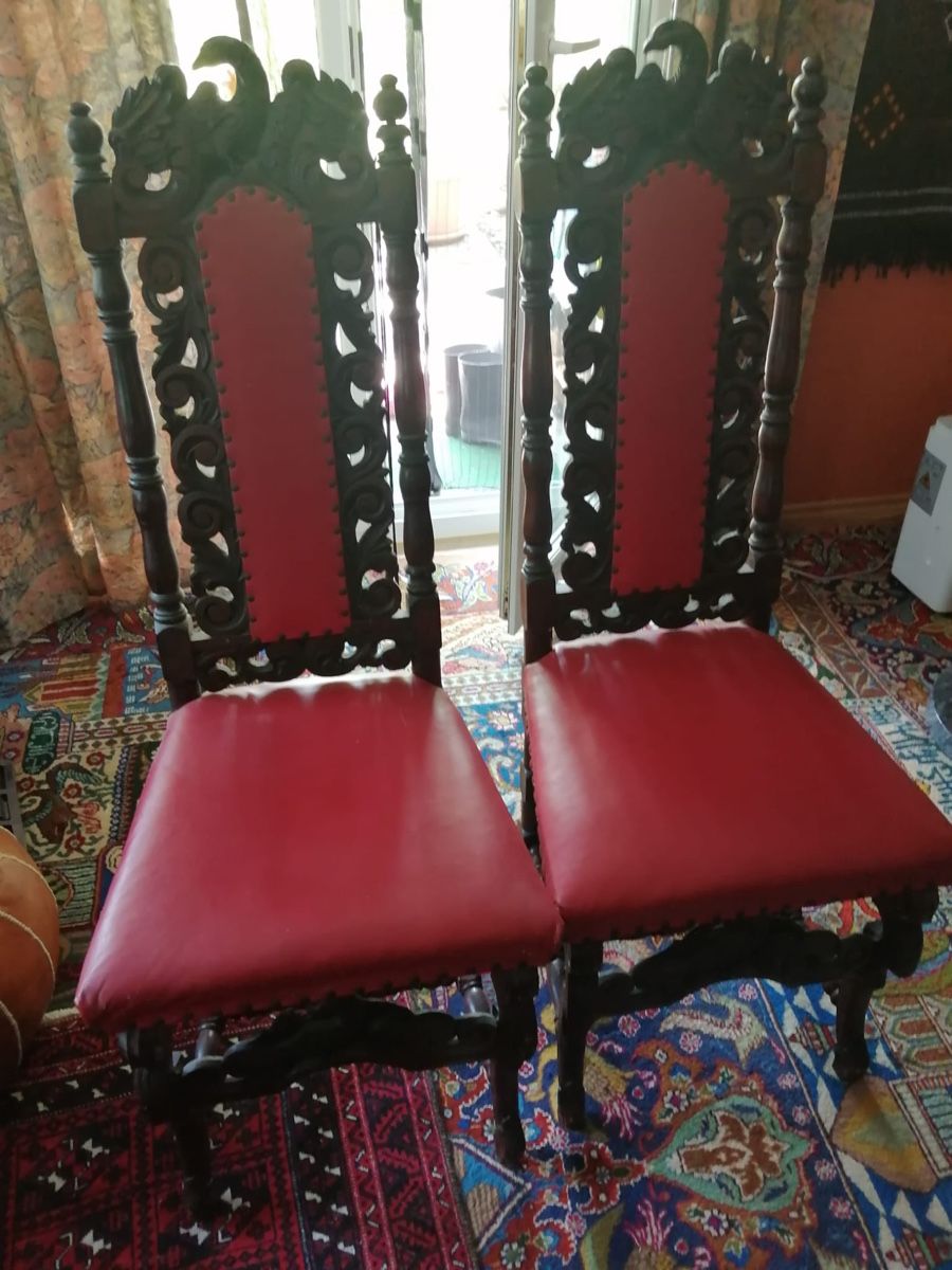 Set tavolo e sedie: Antike Tisch und Stühle – Usato da Bernhardzell venduto da Dorota07 2