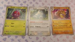 3 Pokemon 151 deutsch Karten ab 1 Fr. Sandamer Relaxo Bluzuk