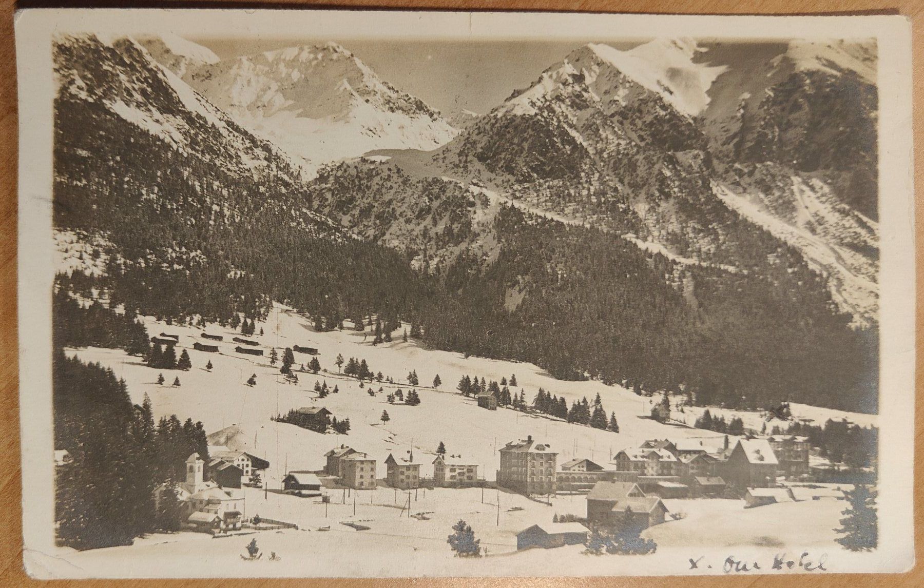 Ansichtskarten: Lenzerheide im Winter um 1920 – Gebraucht aus St. Erhard von Chaeferli6