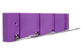 Neu Garderobenleiste ABS Metall Violett | 37 × 8 cm