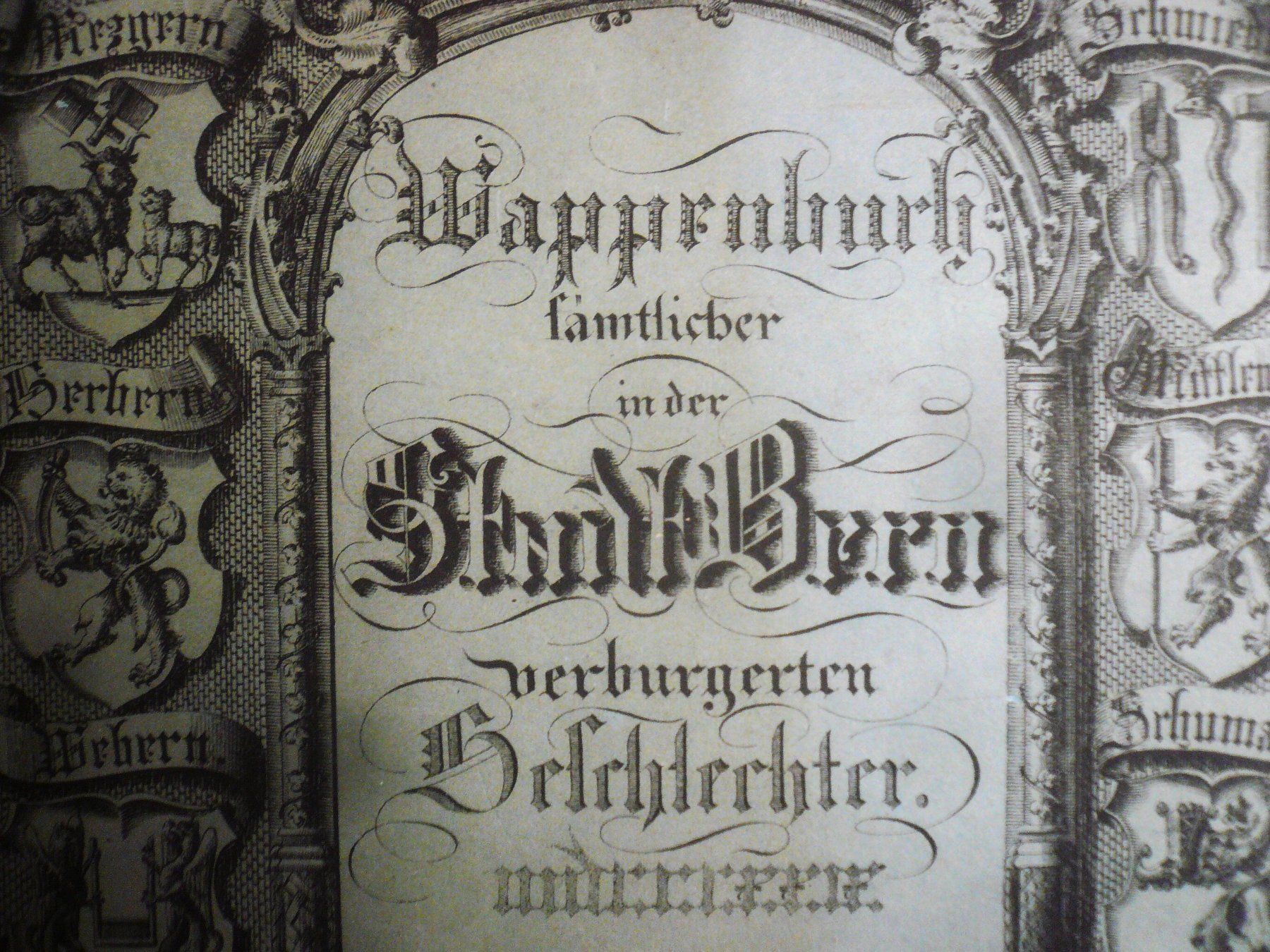 Libri: WappenBuch BERN um 1850 der BurgerGemeinde – Usato da Oberhofen am Thunersee venduto da luuping99 1