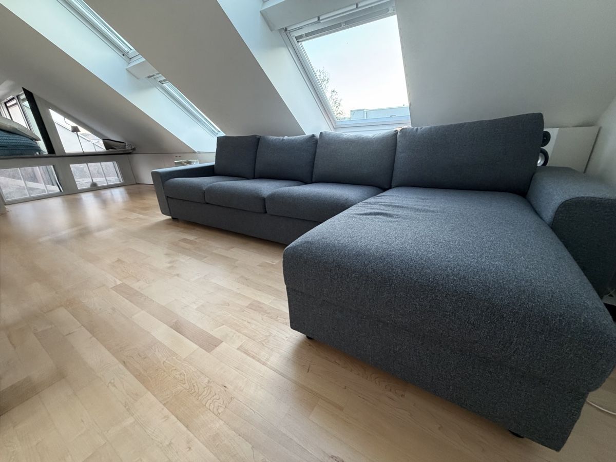 Divani: Ecksofa grau mit Récamiere gebraucht / 1-jährig – Usato da Lostorf venduto da chreguroth 2
