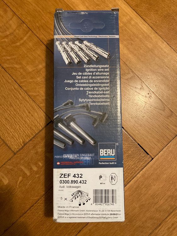 BERU Zündkabel / Zündleitungen - ZEF408