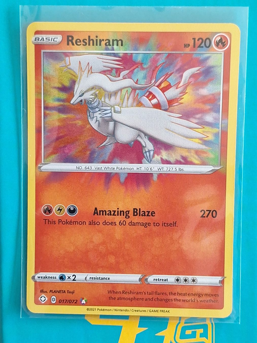 Pokémon Carte collezionabili: Reshiram - Amazing Rare – Usato da Altstätten SG venduto da GGsGameshop
