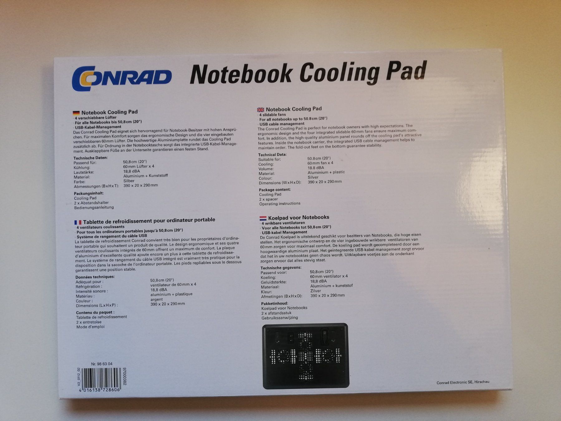 Ventilatori: Notebook Kühlung – Nuovo e nell'imballaggio originale da Rothrist venduto da GIWALD 1