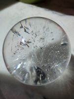 Bergkristall Kugel Klar 6 cm