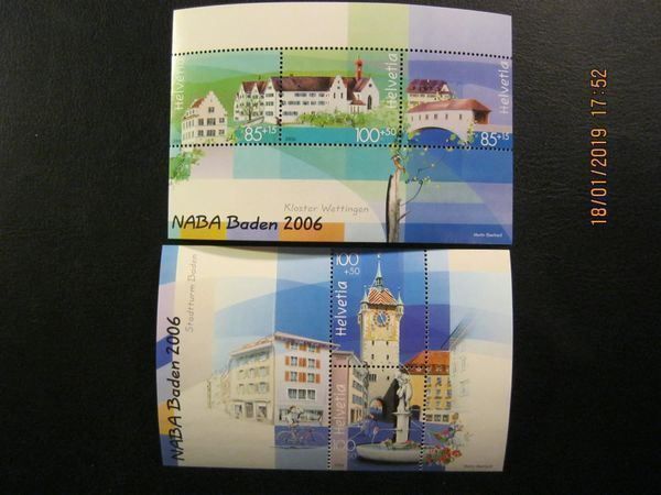 Tous les timbres: 2006 NABA Baden 2x Postfrisch – Neuf (Voir description) à Affoltern am Albis par Andrezc