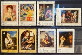 UdSSR 1970/71 Kunst Meisterwerke Eremitage 11 W. Lot MNH**