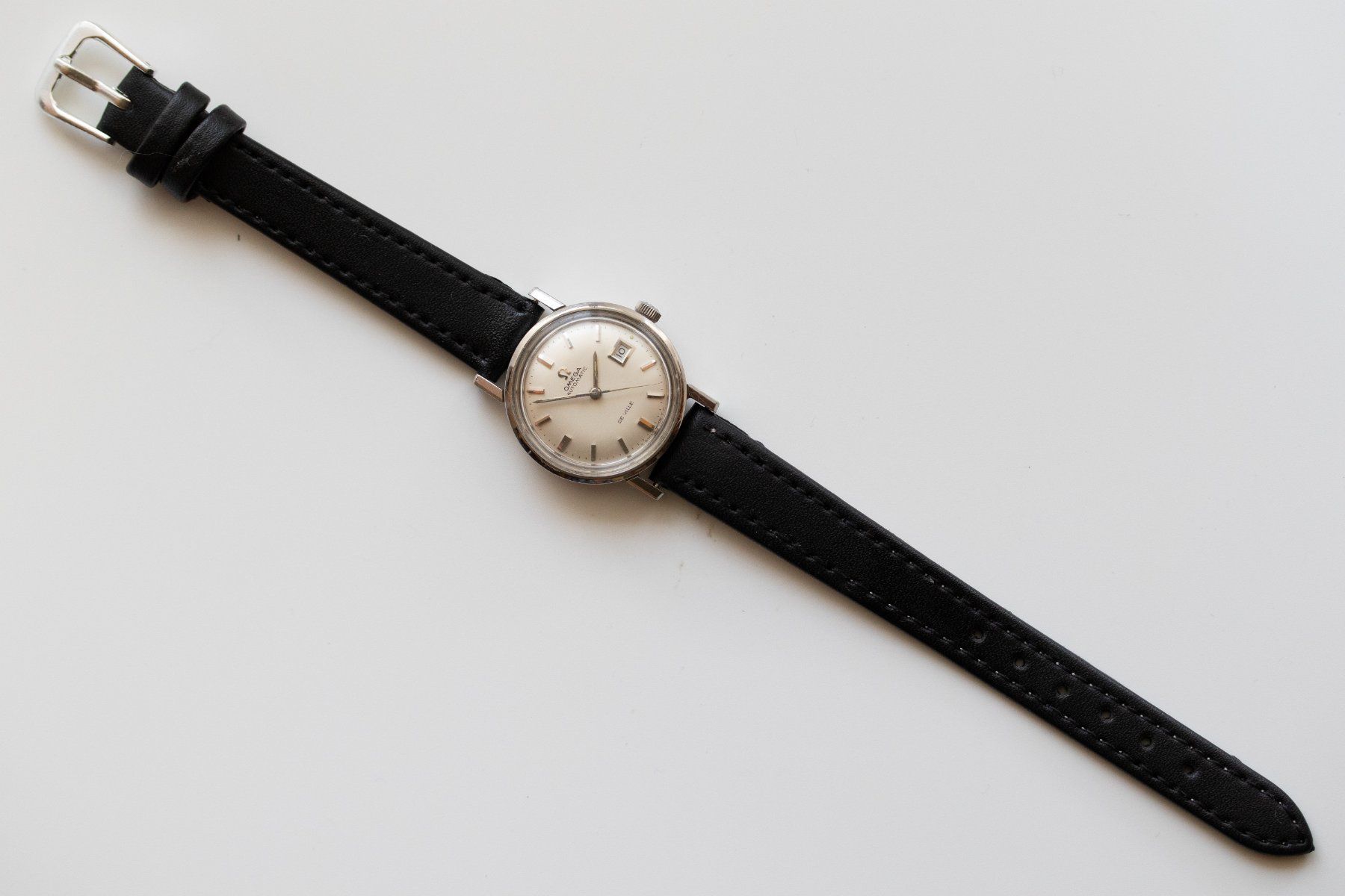Omega Orologi: Omega Seamaster DeVille Date Automatic Luxusuhr/Damenuhr -9X – Usato da Zürich venduto da papsas 4