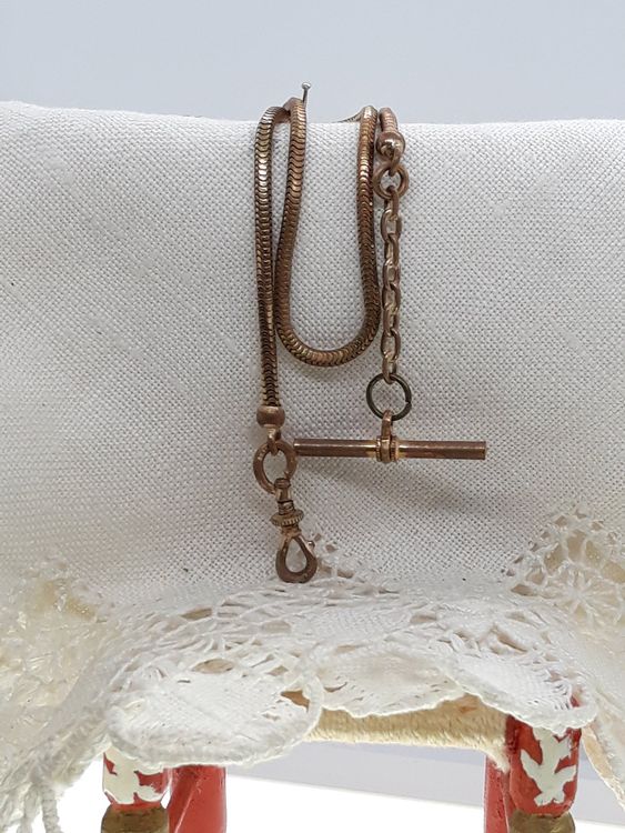 Chaine De Montre De Poche Ancienne En Fer (Prusse) - Début Du 19ème Siècle - Occasion Avec Oxydation
