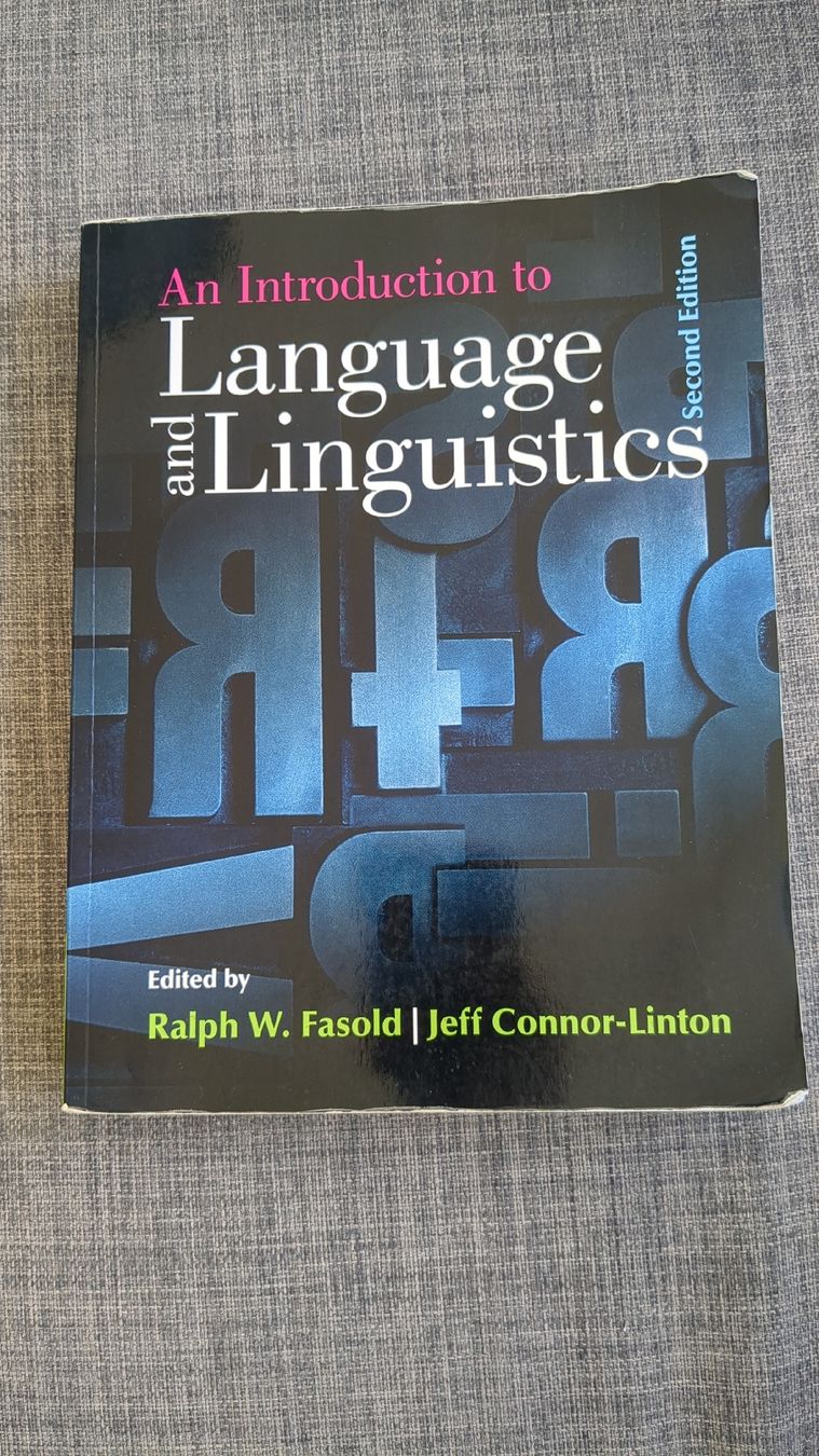 Libri: An Introduction to Language and Linguistics – Usato da Zürich venduto da versolalto