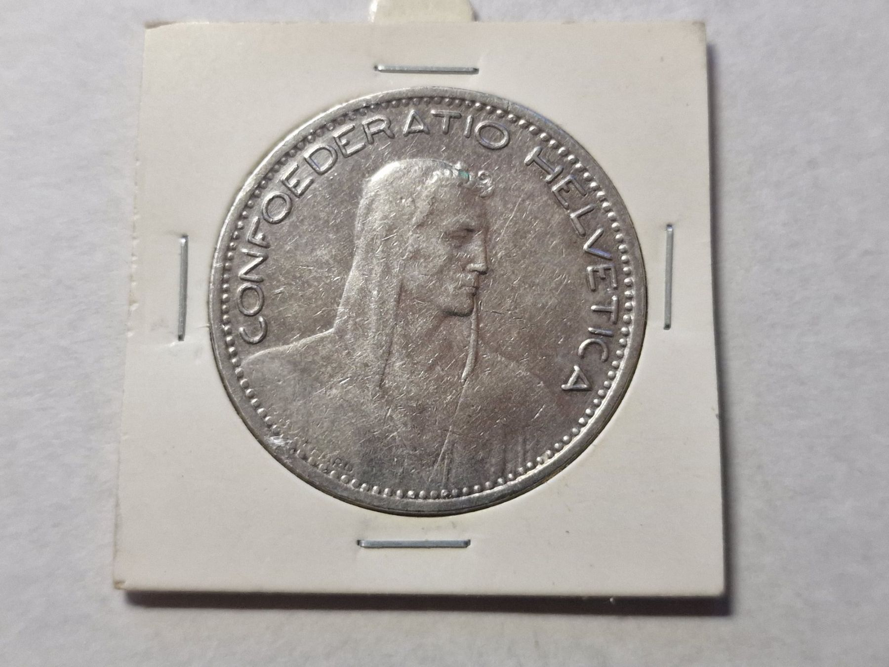 Alle Münzen: 5-Franken 1923 silber. – Gebraucht aus Zürich von Moreira01 2