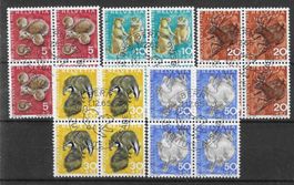 Timbres Suisse: Série PJ 1965 bloc de 4