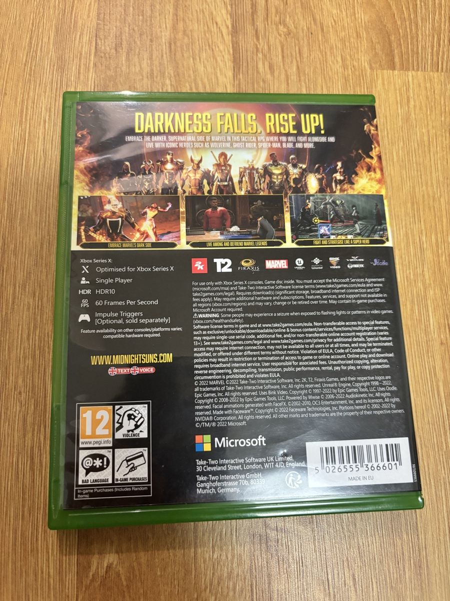 Giochi: Xbox Series X Marvel Midnight Suns – Usato da Luzern venduto da Armastra 1