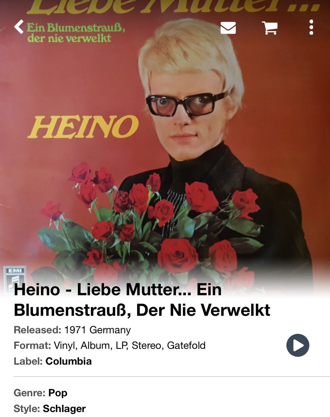 Dischi in vinile: Vinyl-Sammlung -  Heino – Usato da Döttingen venduto da zha_xh2w 4
