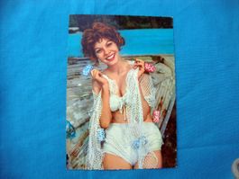 Pin-Up Ansichtskarte 50er 60er Jahre ungelaufen