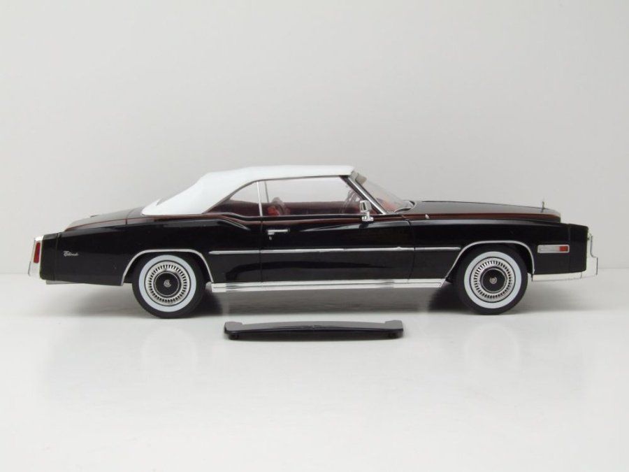 Cadillac Modellini d'auto: Cadillac Eldorado Covertible 1975-1978 schwarz / rot  / mit – Nuovo e nell'imballaggio originale da Gerlafingen venduto da espero88 6