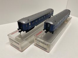 Fleischmann H0, 5154 2Stk, Personenwagen der NS, Neuwertig