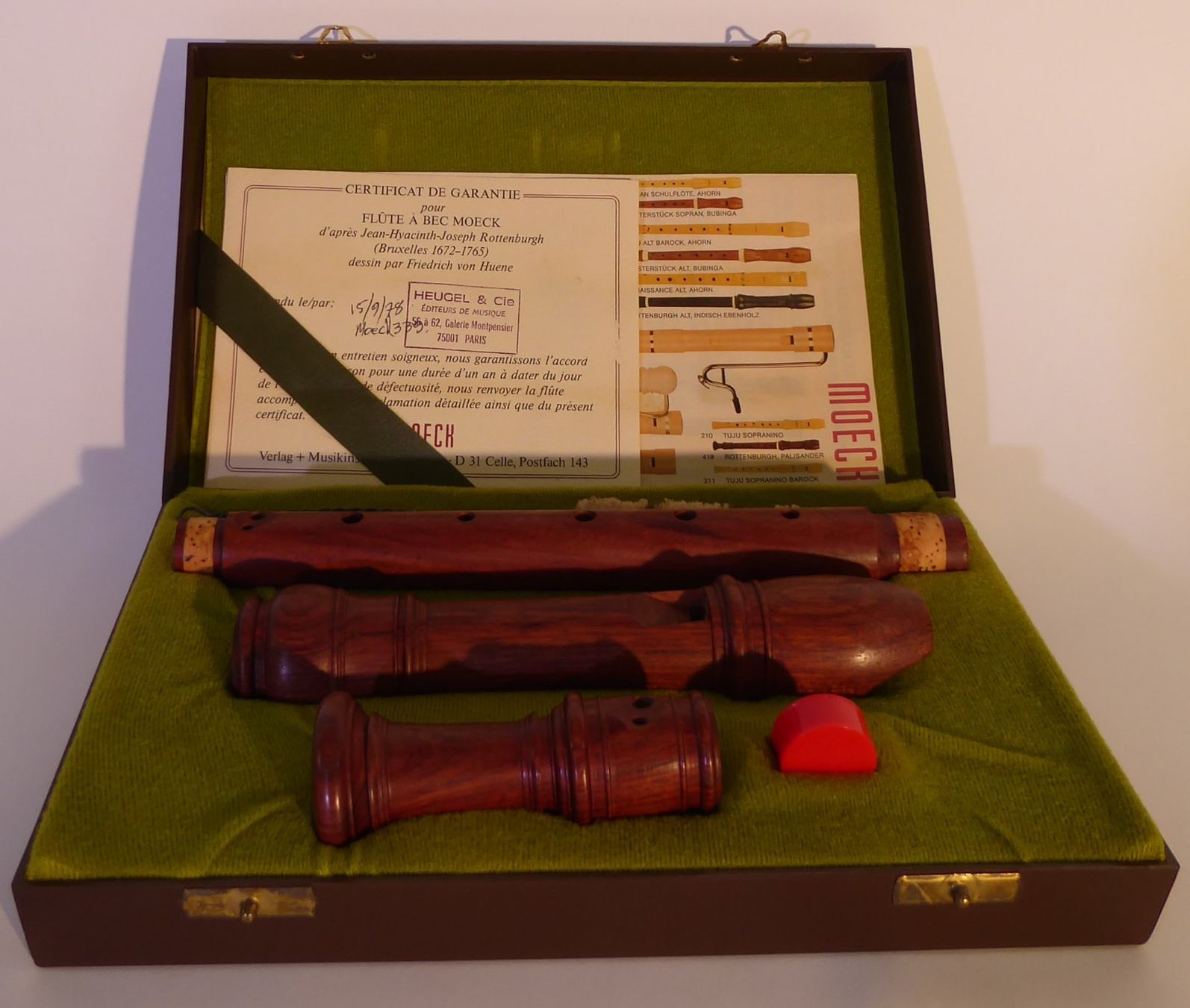 Strumenti musicali: Rottenburgh Altblockflöte von Moeck – Usato da Bern venduto da blaukreuz-brocki_BE
