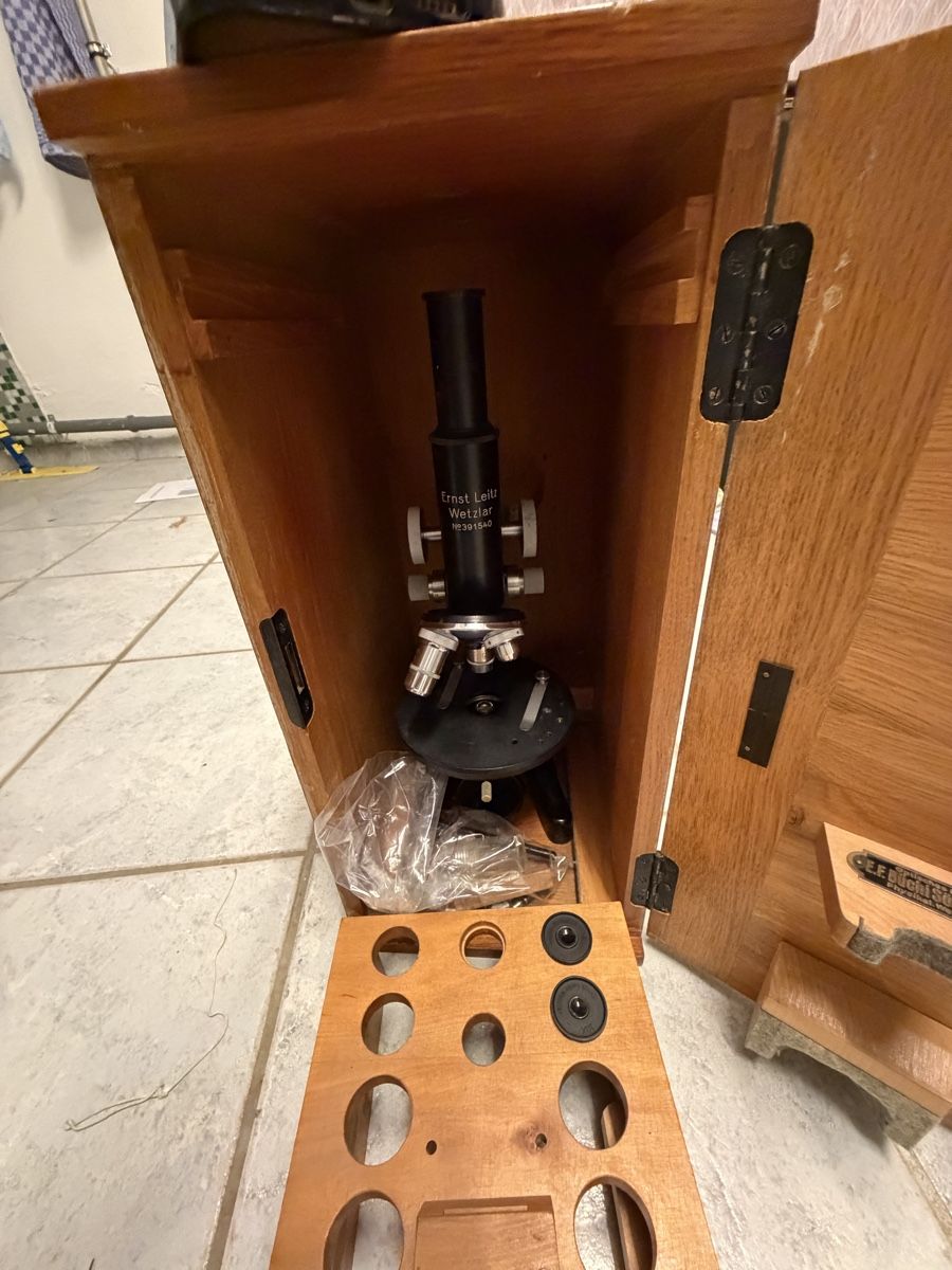 Leitz Microscopi: E. Leitz Wetzlar Microscope No.391540 – Usato da Trimbach venduto da ELITA-5 8