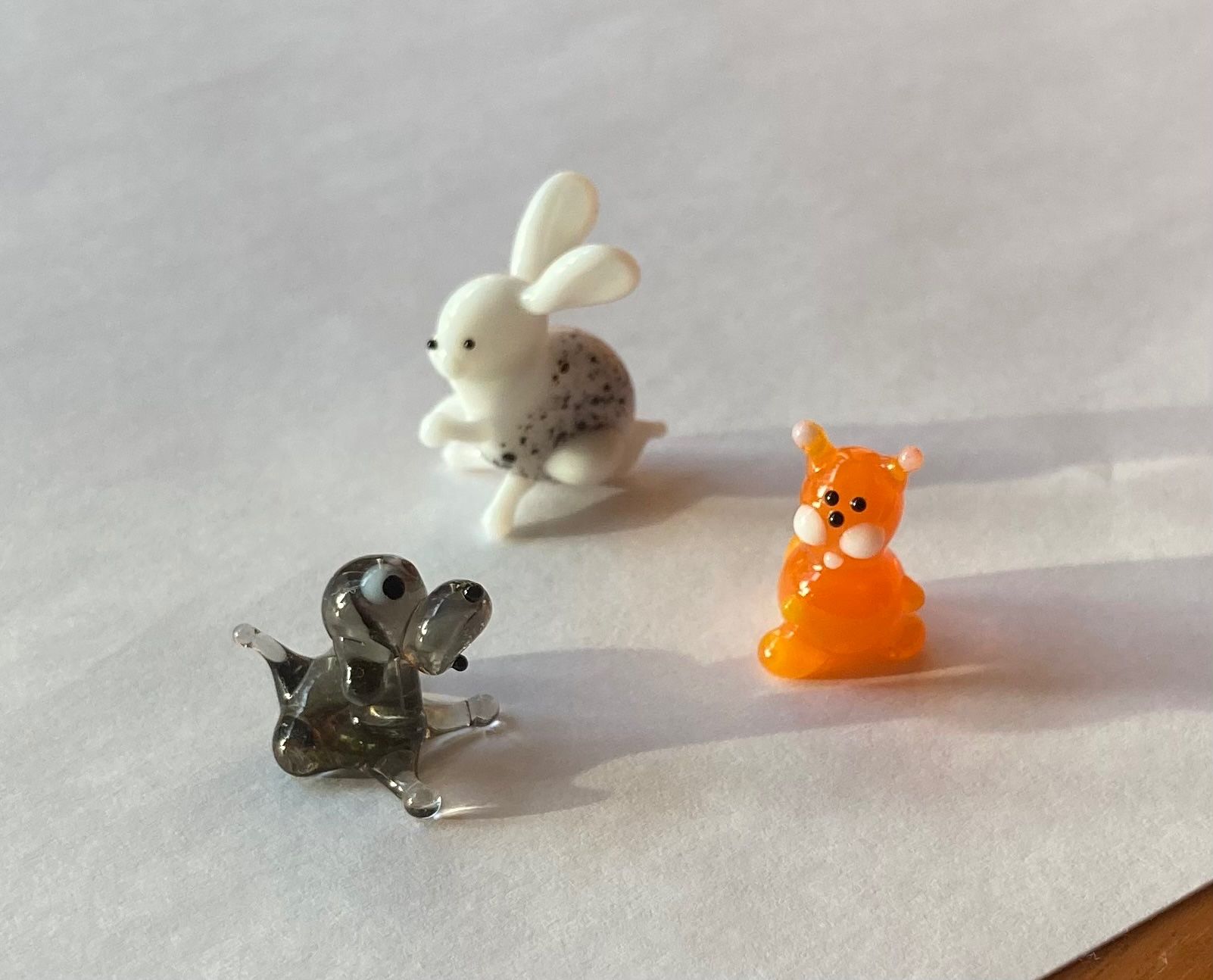 Tutte le decorazioni: 3 Mini Glasfiguren Tiere – Nuovo (secondo la descrizione) da Zürich venduto da tanteluzie