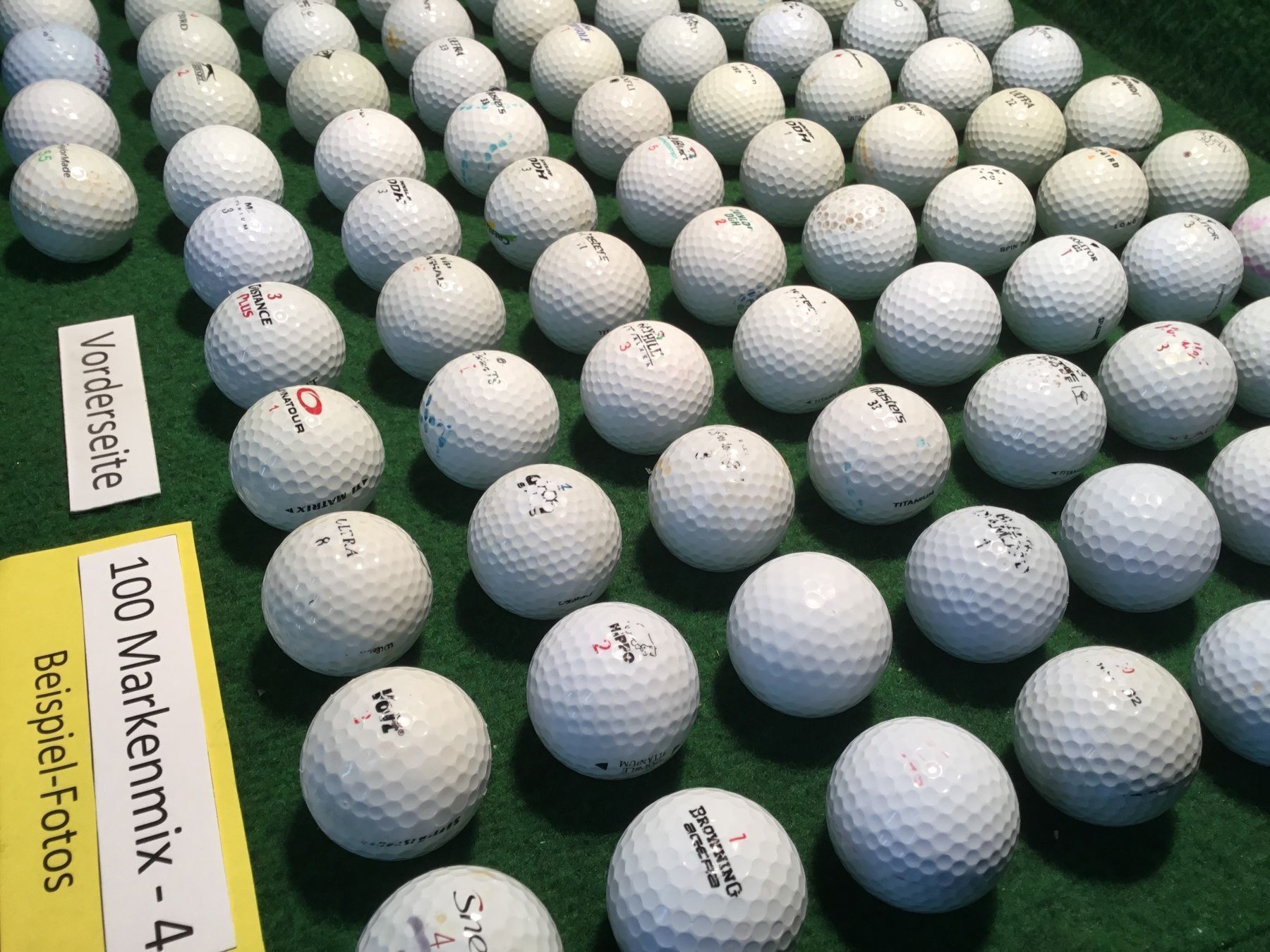 Palloni: 100 Golfbälle Markenmix (mässig) – Usato da Bergdietikon venduto da shimano4 2
