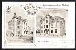 Thalweil, Schulhauseinweihung 12.8.1902,